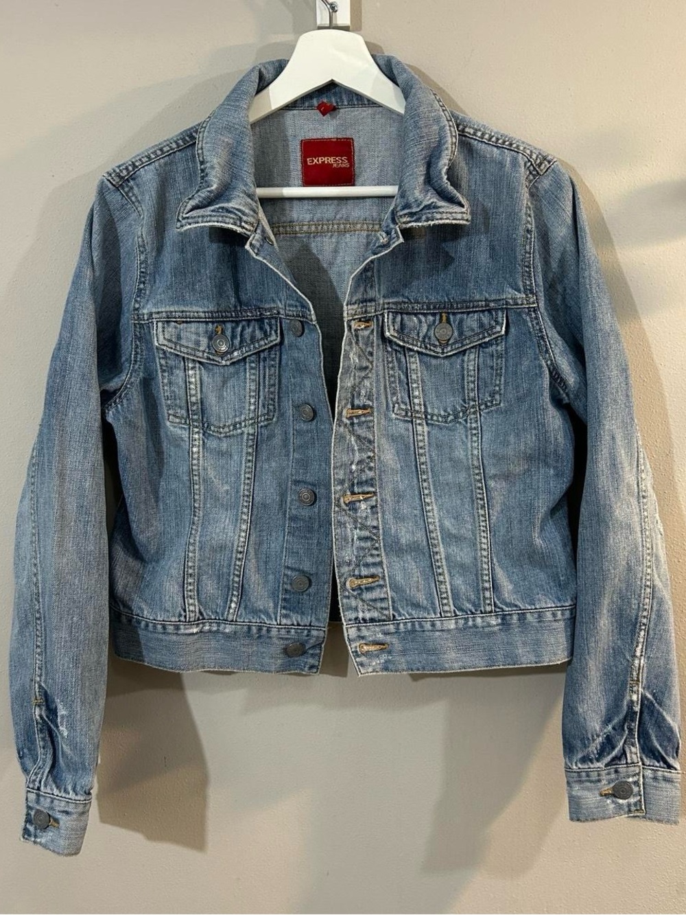 Vintage (2008) Express Denim Jacket Size Large